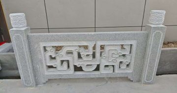 陇南芝麻白河道栏杆 桥栏杆