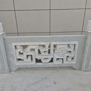 陇南芝麻白河道栏杆 桥栏杆