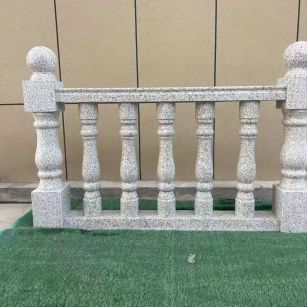 陇南芝麻白阳台栏杆 花岗岩栏杆