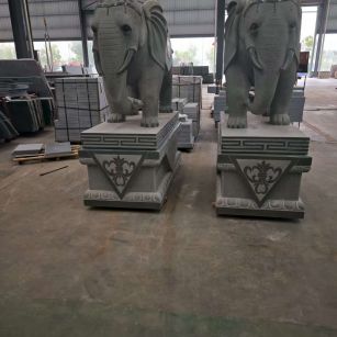 陇南芝麻灰花岗岩对象 芝麻白芝麻灰大象