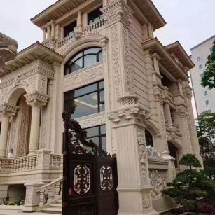陇南黄金麻别墅外墙异形定制