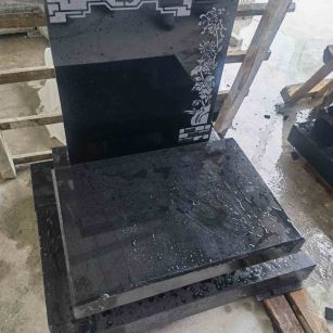 陇南花岗岩墓碑石 墓碑 套墓