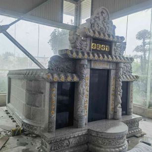 陇南套墓 墓碑 围坟石 异形定制