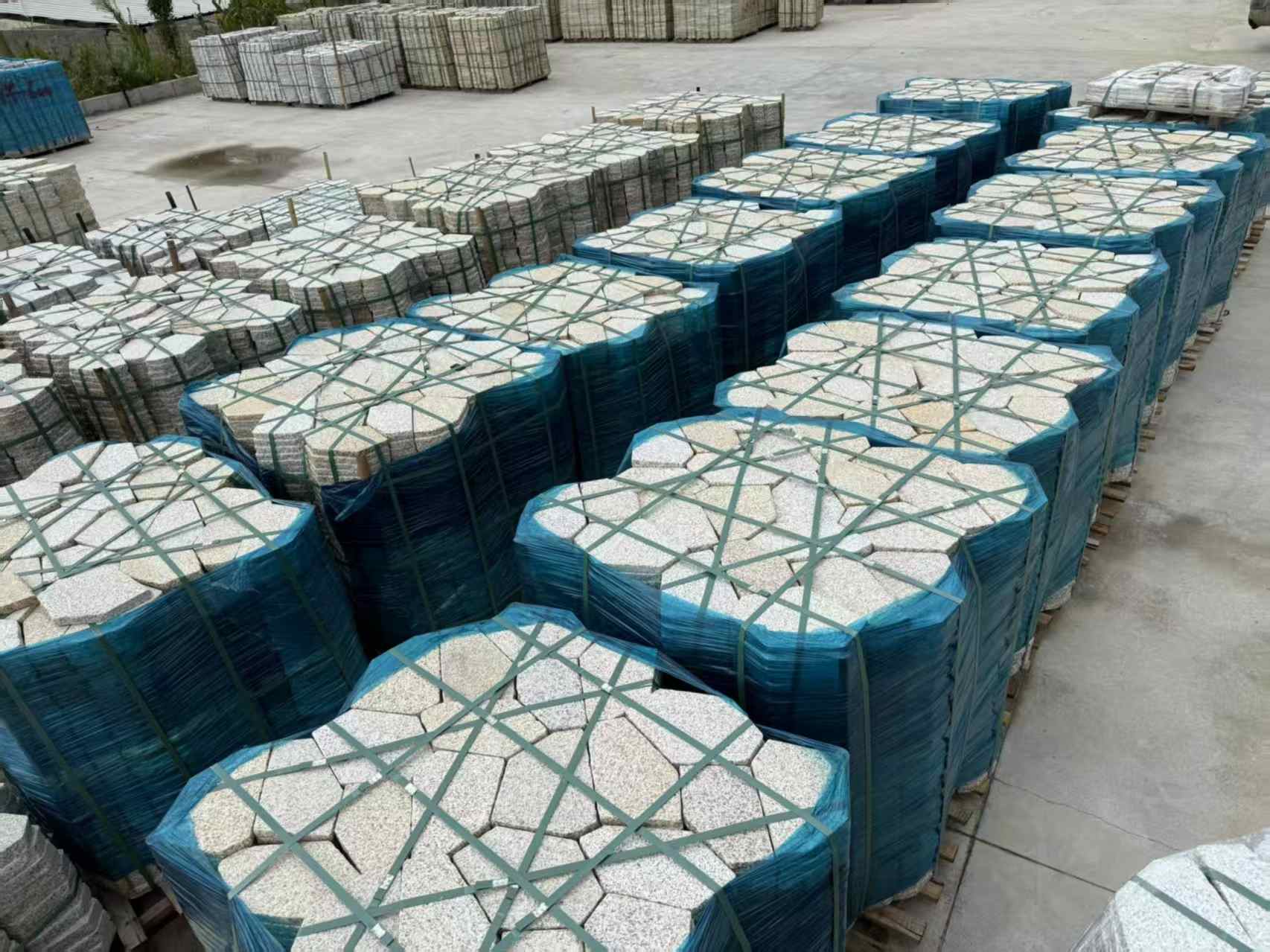 陇南黄金麻冰裂纹 碎拼