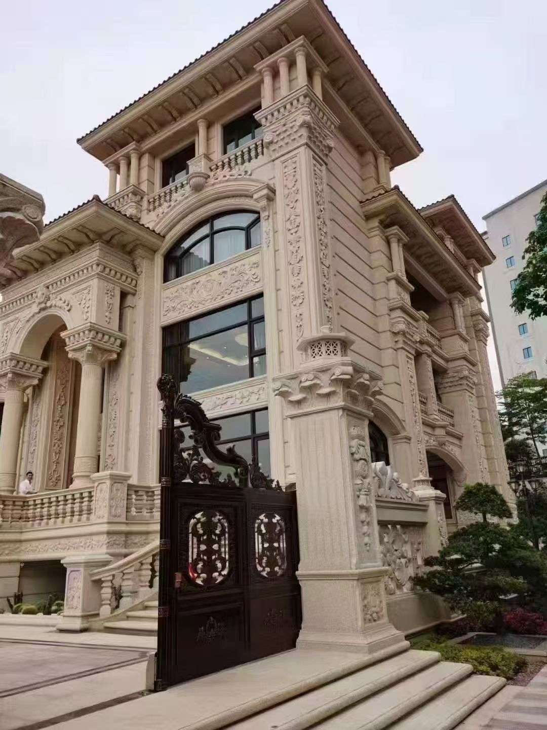 陇南黄金麻别墅外墙异形定制