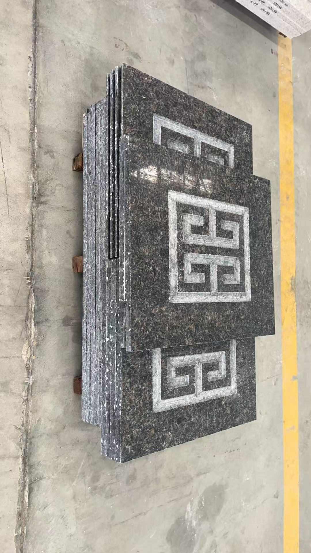 陇南英国棕回纹雕刻版